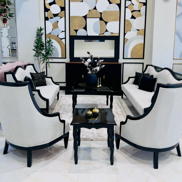 سرویس مبل نئوکلاسیک هفت نفره ارکید