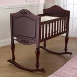 antique-style-wooden-rocking-bassinet