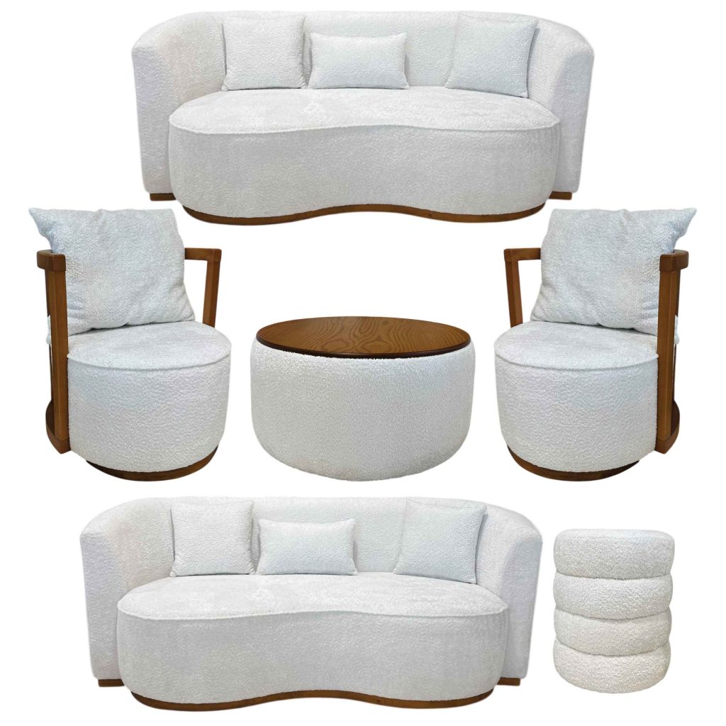 مبلمان راحتی هشت نفره تدی