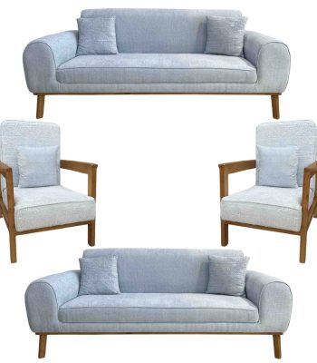 سرویس مبل راحتی هشت نفره بلو